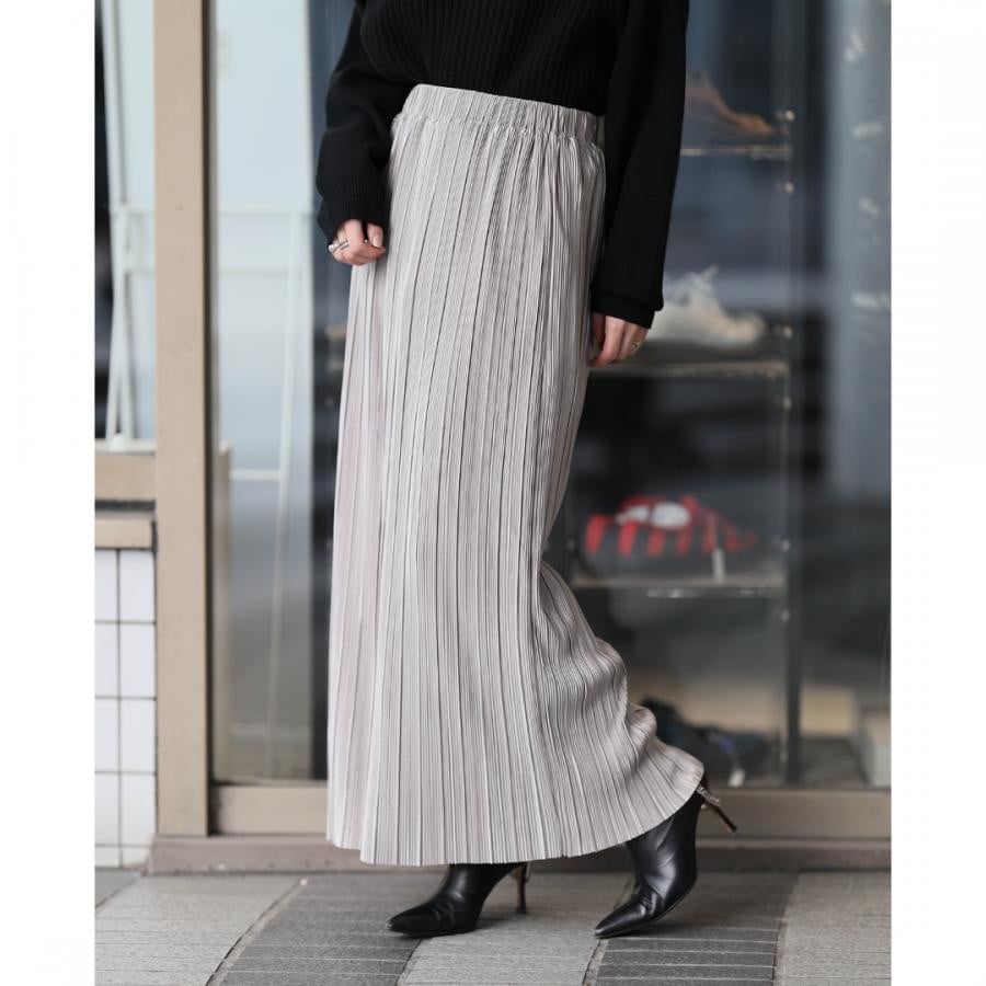 楊柳スカート 黒 F