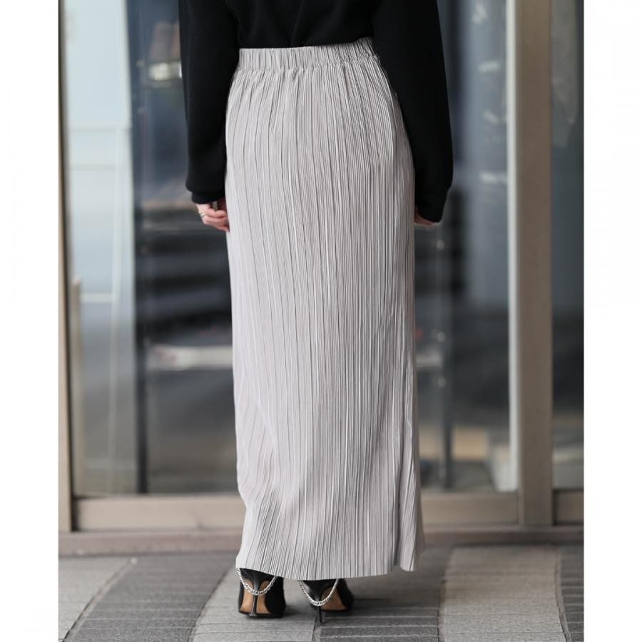 楊柳スカート 黒 F