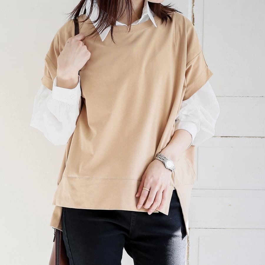 半袖カットソー 黒 F