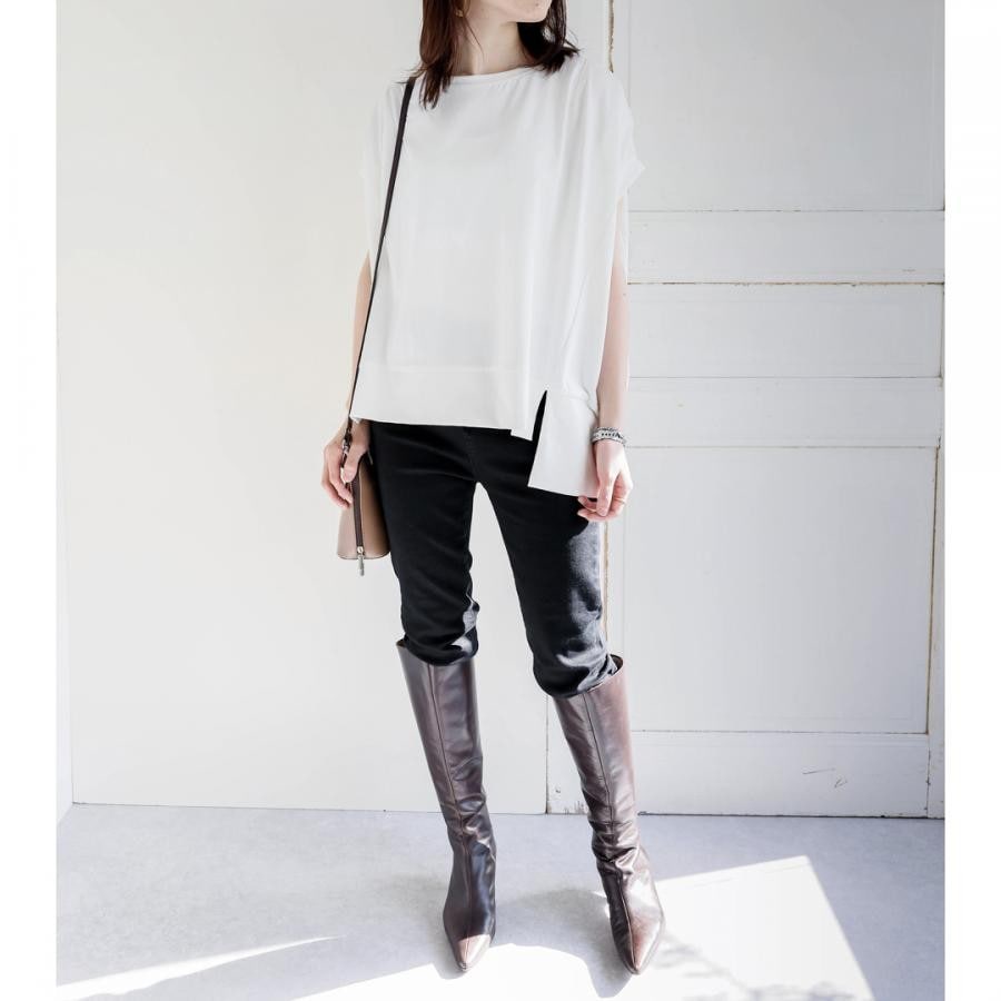 半袖カットソー 黒 F