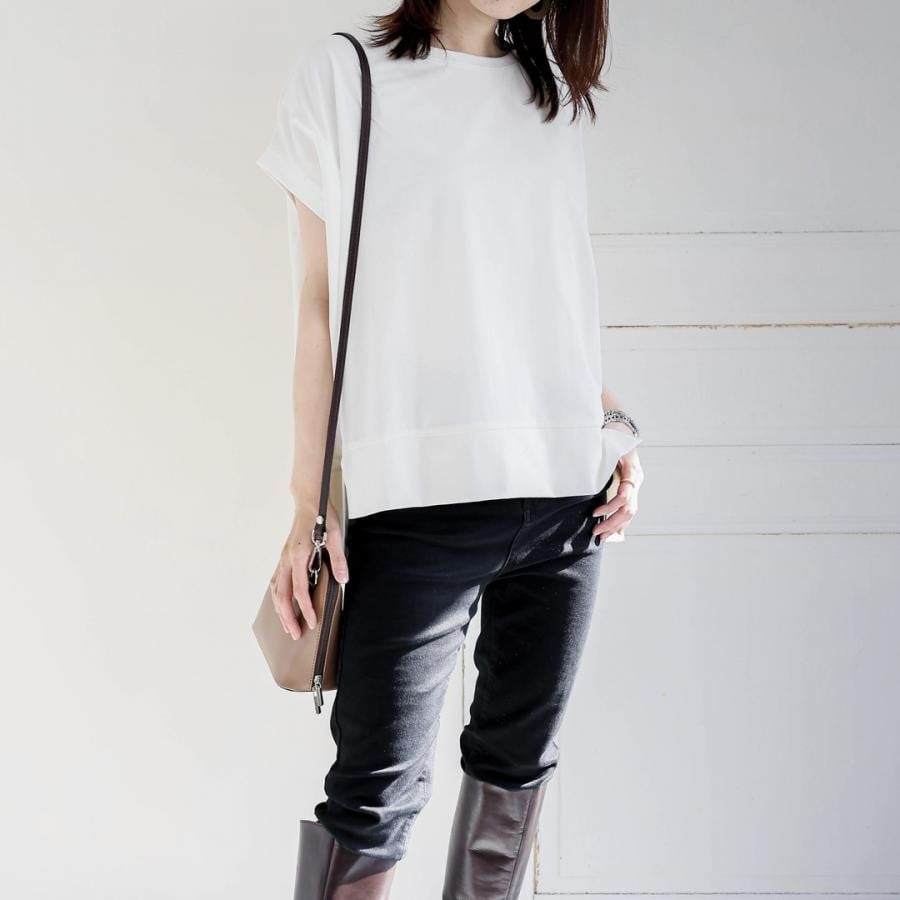 半袖カットソー 黒 F