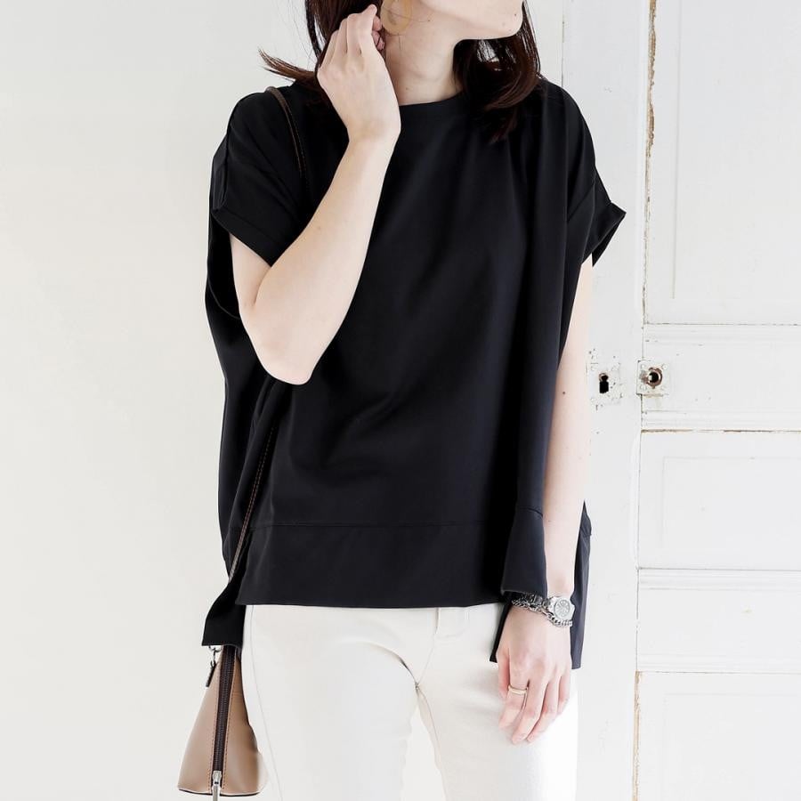 半袖カットソー 黒 F