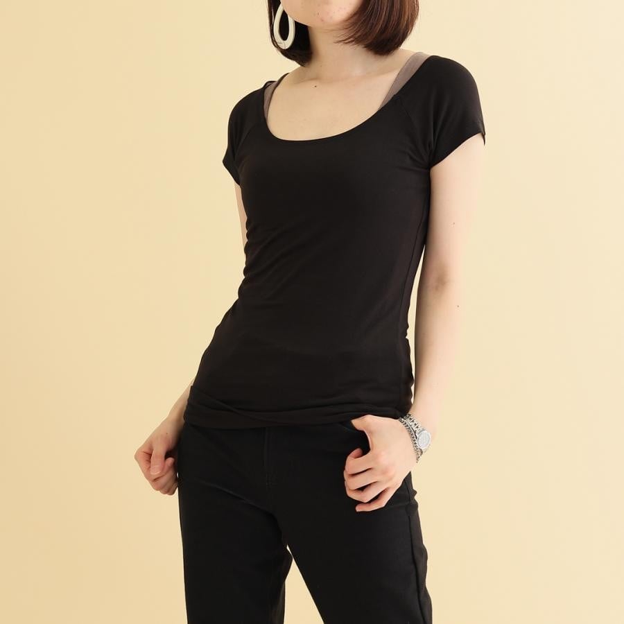 うるすべシリーズのTシャツ 黒 F