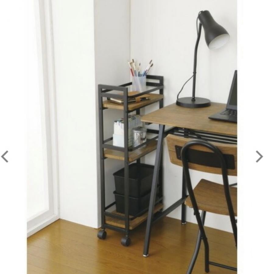 スリムワゴン ホワイト×ナチュラル