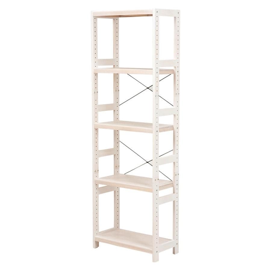 5段ラック×60cm幅 ホワイト