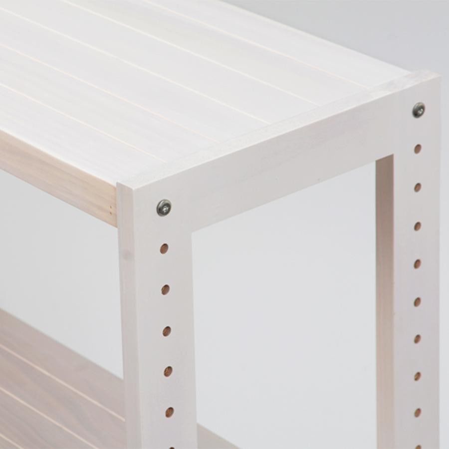 5段ラック×60cm幅 ホワイト