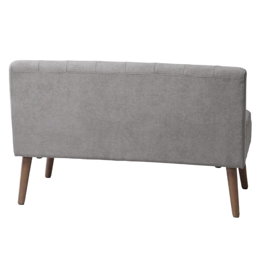 【ミルド】リビングダイニング2Pソファ ダークブルー