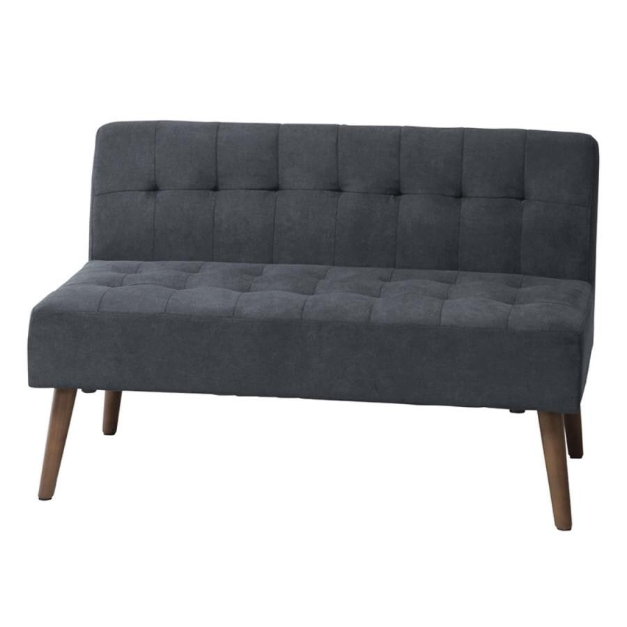 【ミルド】リビングダイニング2Pソファ ダークブルー