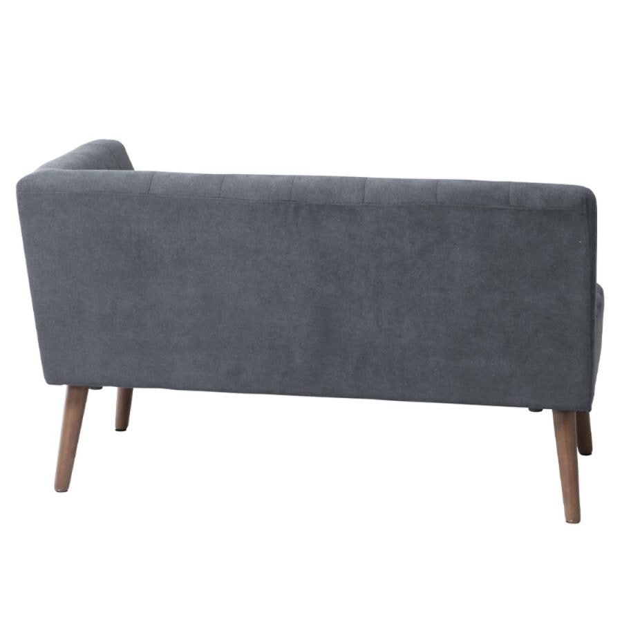 【ミルド】リビングダイニングARMつき2Pソファ 右肘サンドベージュ