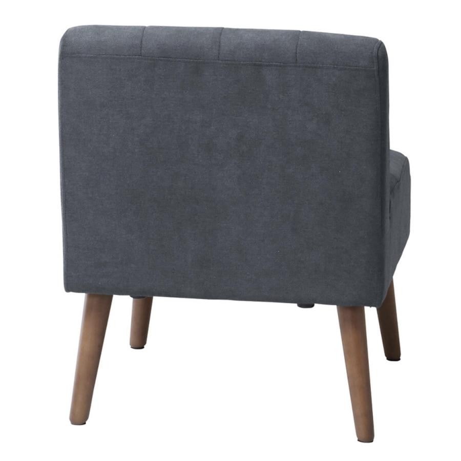 【ミルド】リビングダイニング1Pソファ ダークブルー