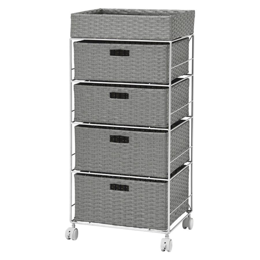 キャスター付ハイランドリーラック（幅60cm） ダークブラウン