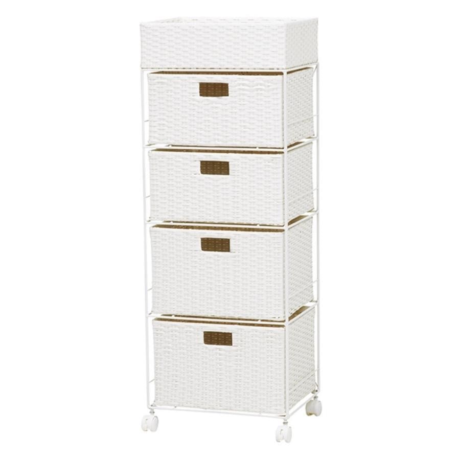 キャスター付ハイランドリーラック（幅40cm） ホワイト