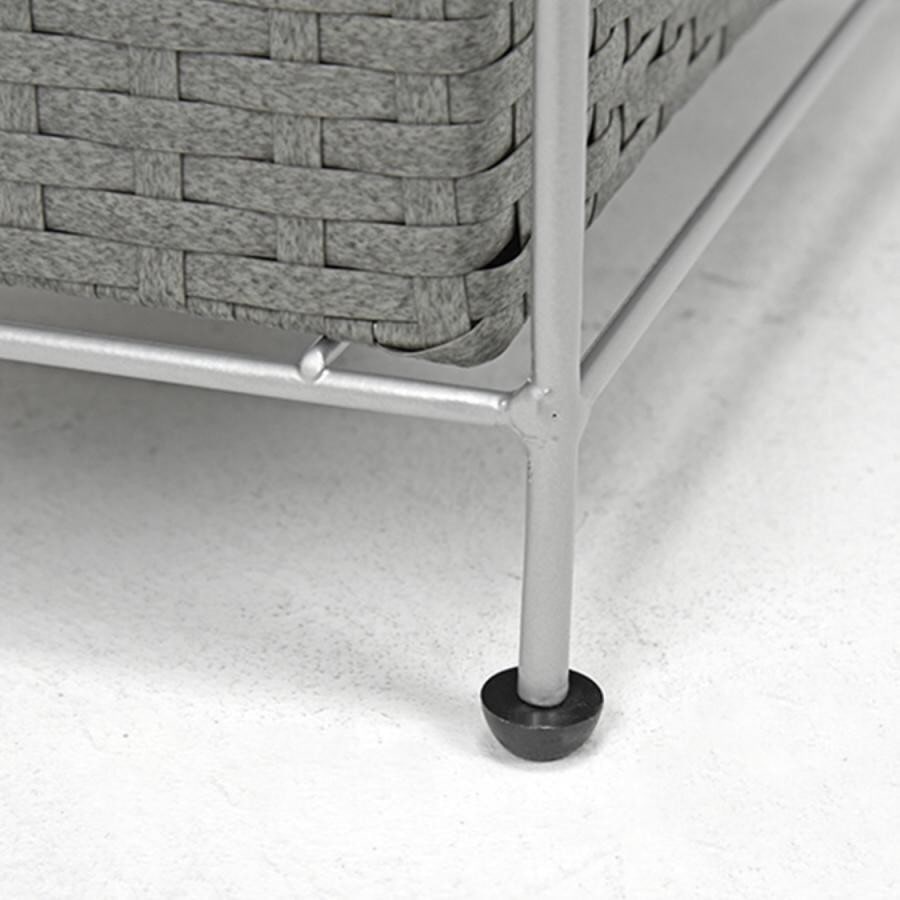 スリムランドリーラック4段（幅20cm） ダークブラウン