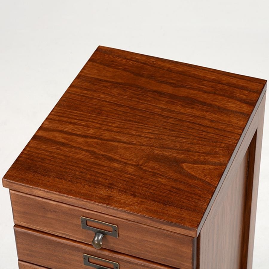 ドキュメントチェスト ロータイプ BROWN