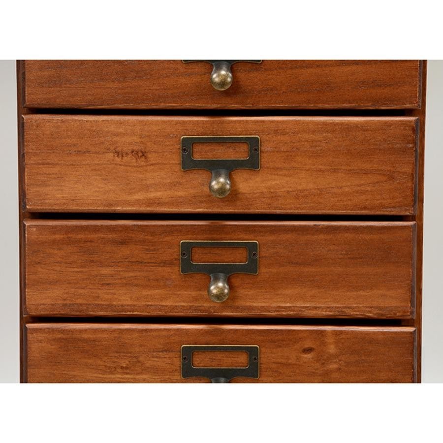 ドキュメントチェスト ロータイプ BROWN