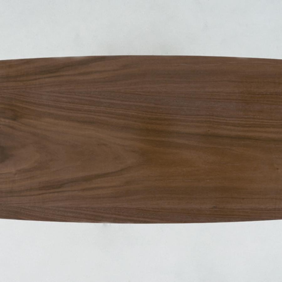 折れ脚ローテーブルスリム〈レクタングル〉(95cm幅) ブラウン