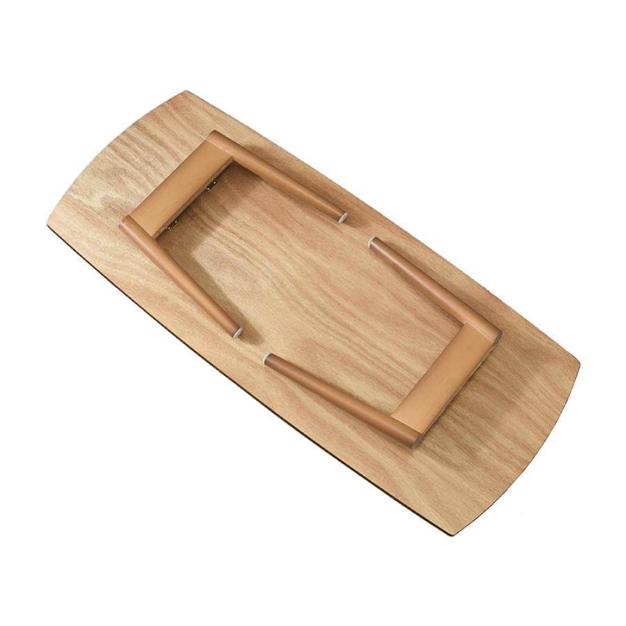 折れ脚ローテーブル〈レクタングル〉(110cm幅) ブラウン