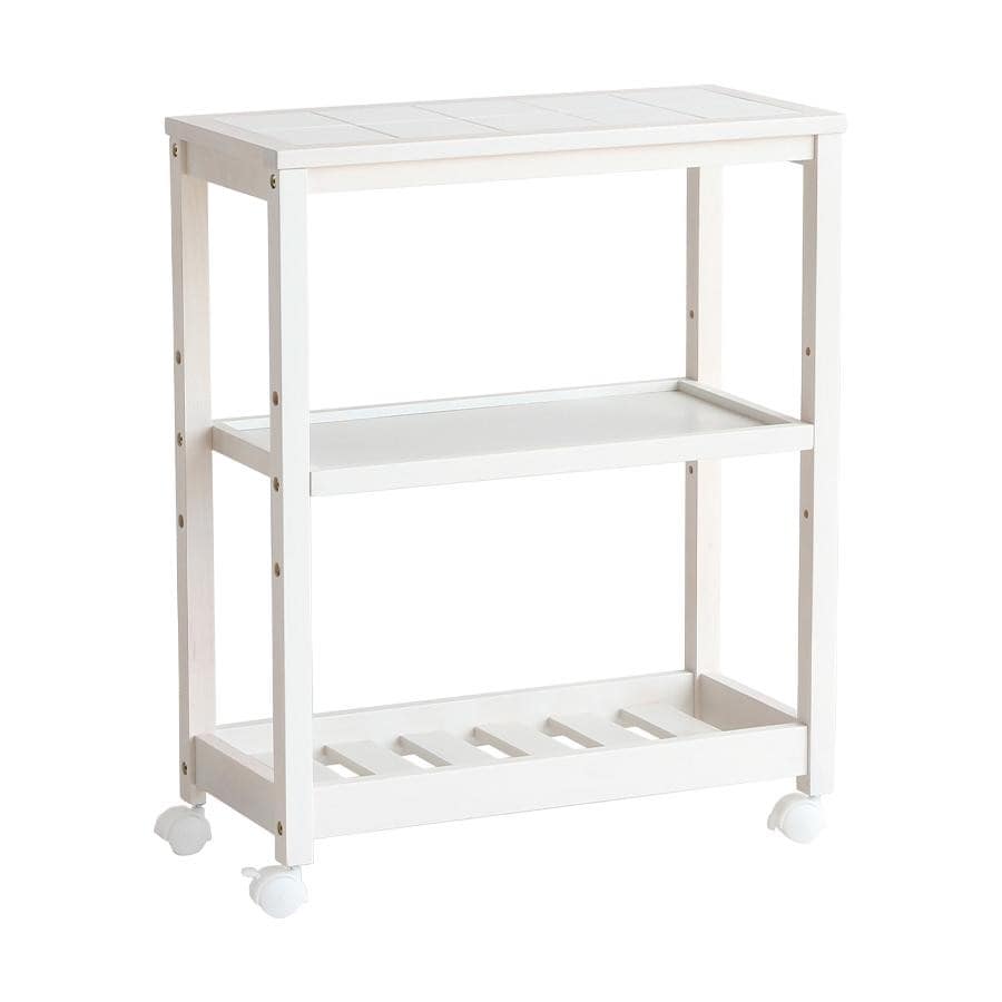 SOUP スリムワゴン3段 ナチュラル