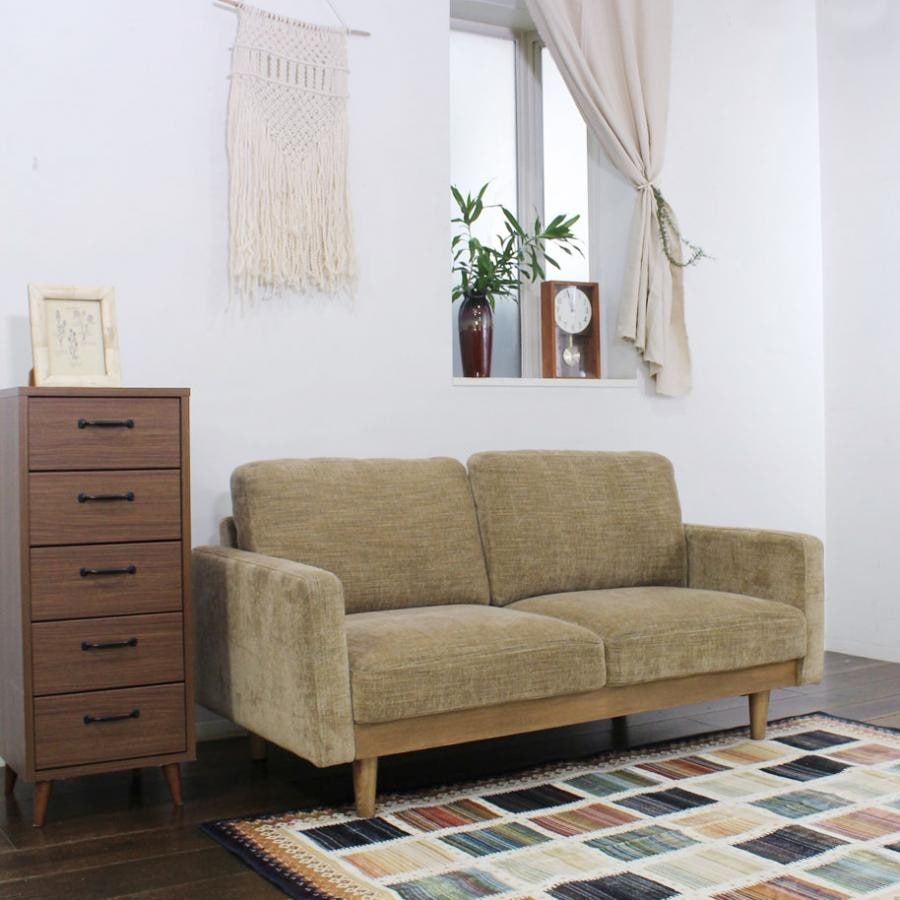 シュリンプ2Pソファ グレー