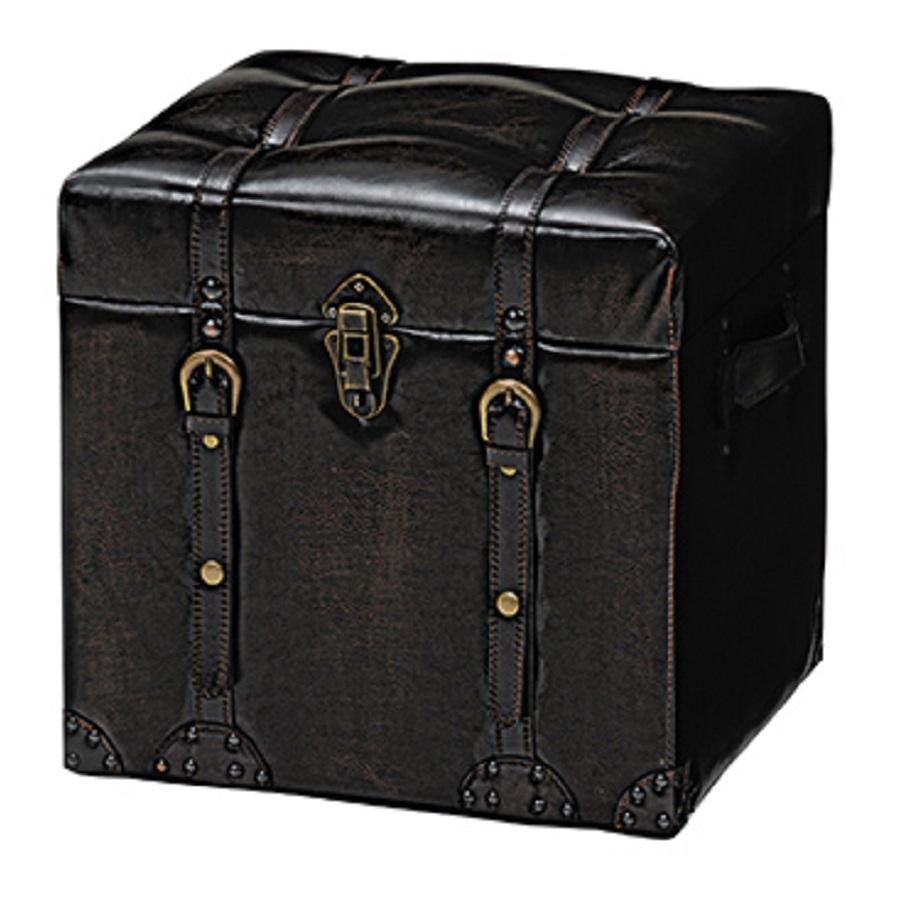 チェスター収納スツールS ライトブラウン