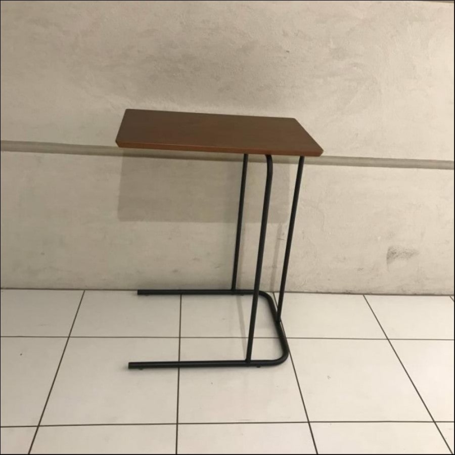 突板サイドテーブル