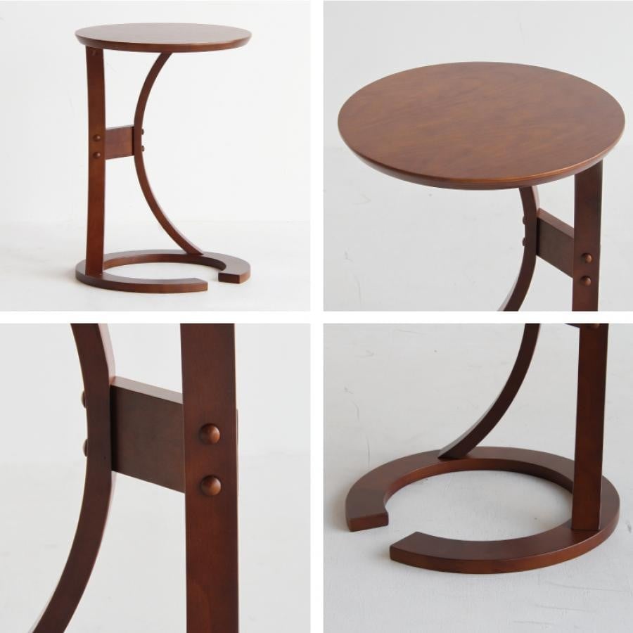 ロータス サイドテーブル ホワイト