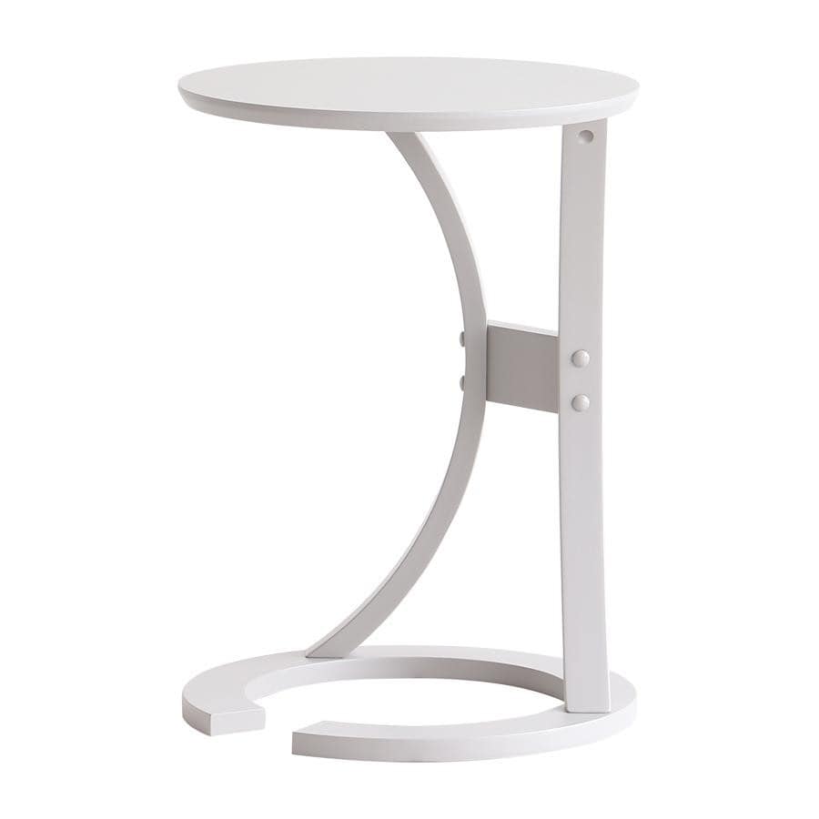 ロータス サイドテーブル ホワイト