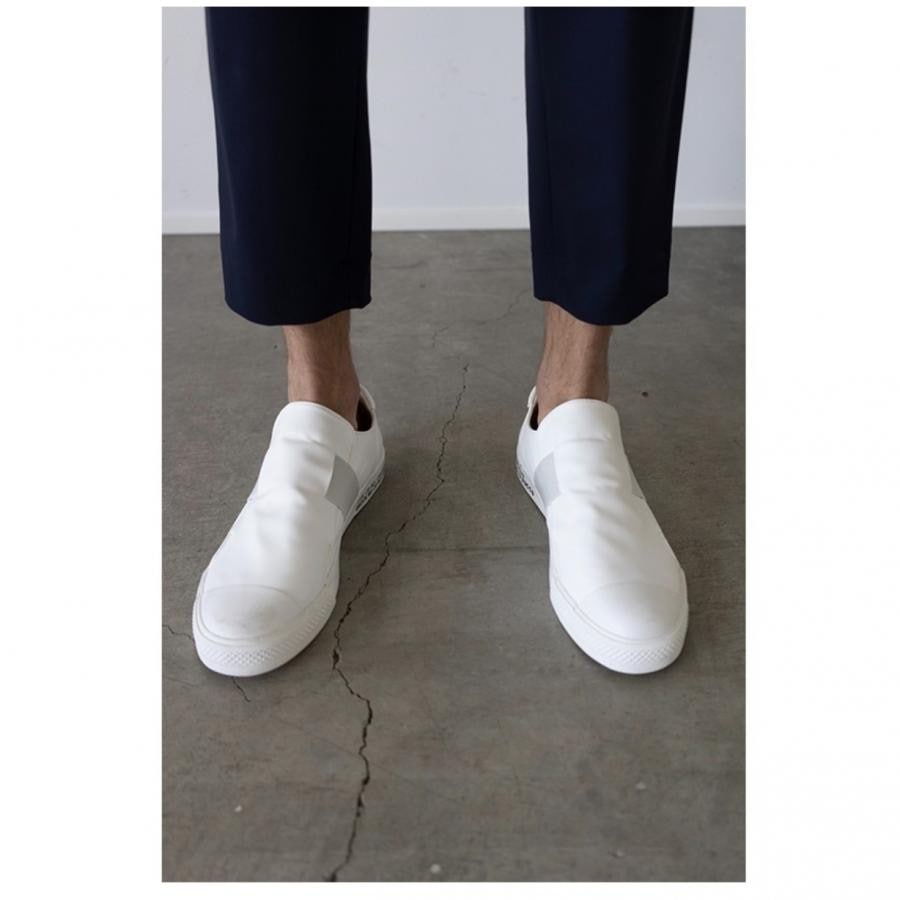 【MEN’S】ベルテッドスニーカー ホワイト M