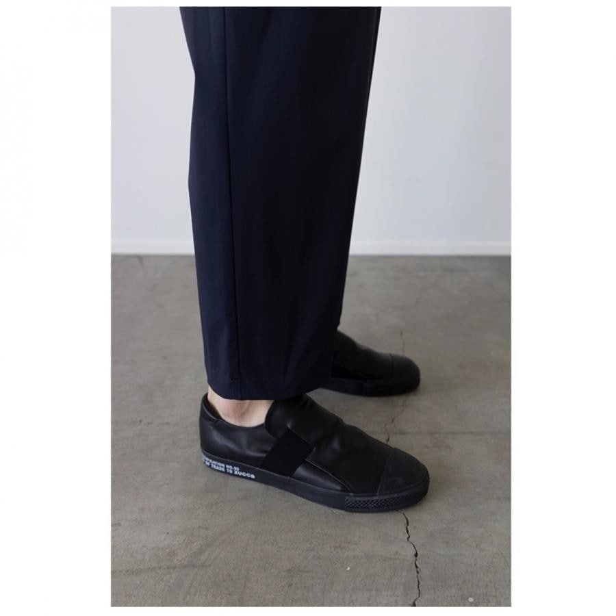 【MEN’S】ベルテッドスニーカー ブラック M