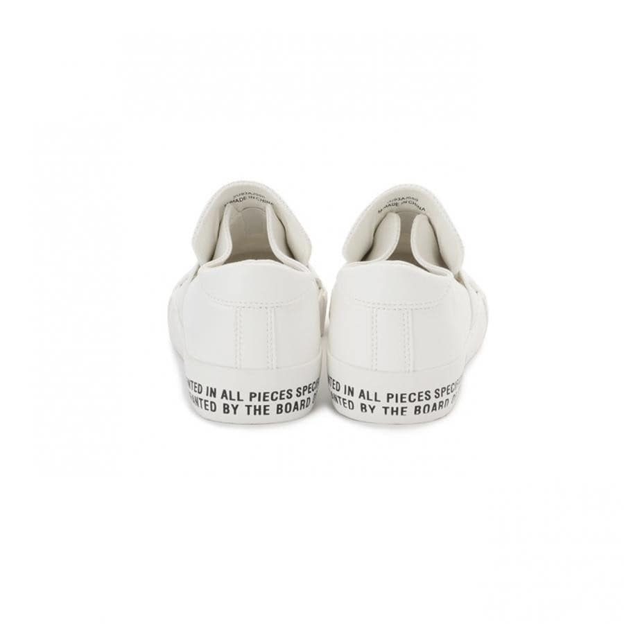 ベルテッドスニーカー ホワイト M