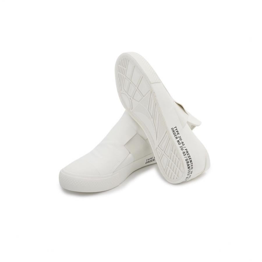 ベルテッドスニーカー ホワイト M