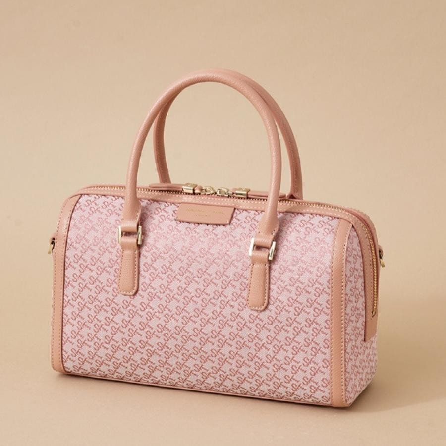 ST Jacquard ボストン オリゾンタール ネイビー