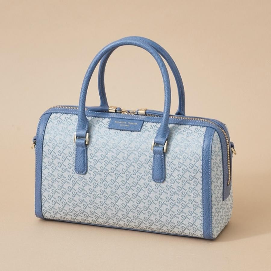 ST Jacquard ボストン オリゾンタール ネイビー