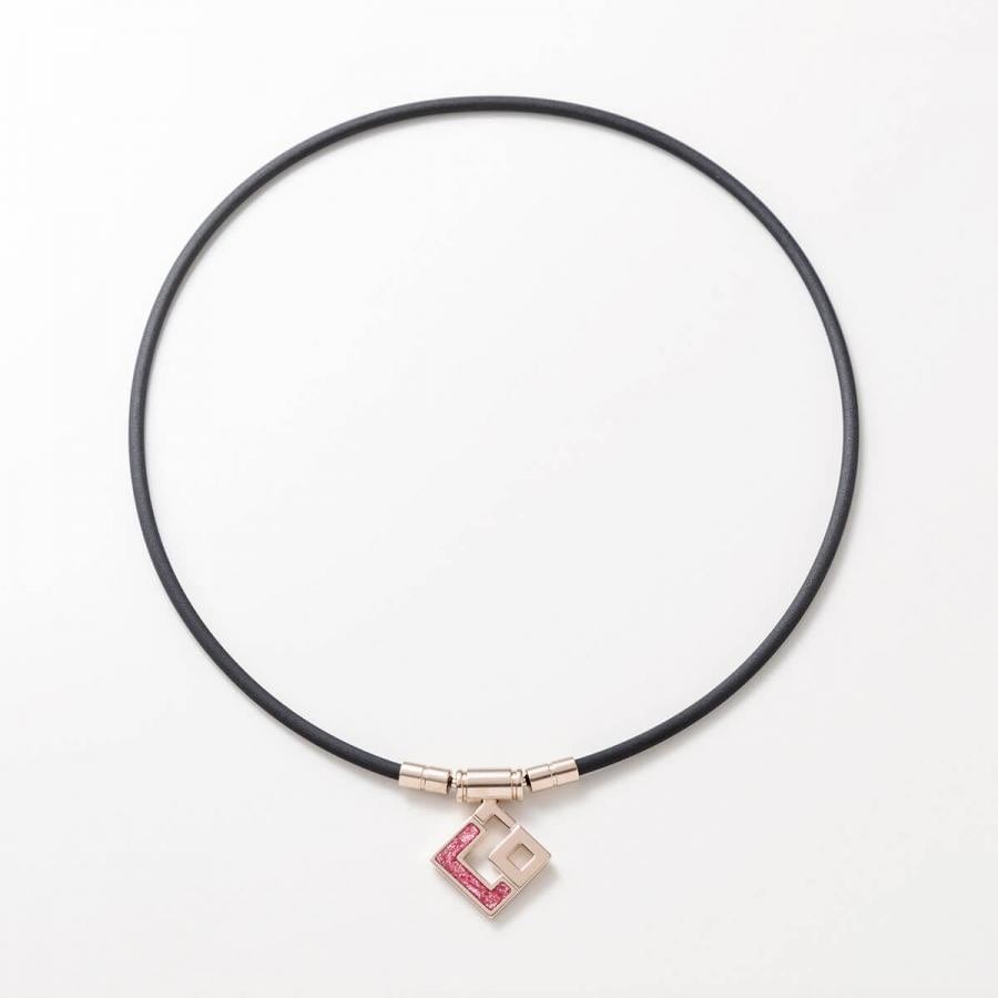 ◆Colantotte コラントッテ  コラントッテ TAO ネックレス スリム AURA mini GDWH Lサイズ ネックレス 磁気ネックレス 医療機器（医療機器認証番号 230AGBZX00077000） 首・肩の血行改善、首のコリ・肩コリに効く 国内正規品【送料無料 北海道/沖縄/離島を除く】 シャンパンゴールド×ホワイトラメ L