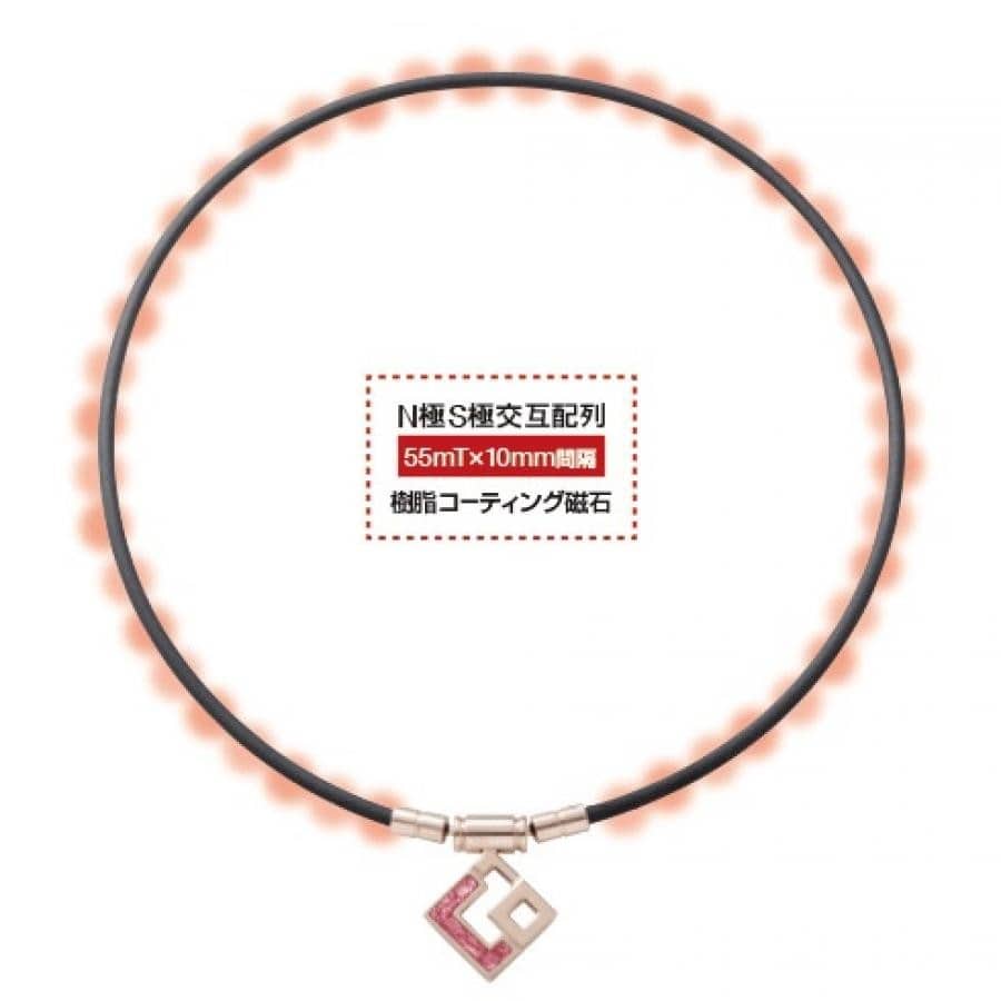 ◆Colantotte コラントッテ  コラントッテ TAO ネックレス スリム AURA mini GDWH Lサイズ ネックレス 磁気ネックレス 医療機器（医療機器認証番号 230AGBZX00077000） 首・肩の血行改善、首のコリ・肩コリに効く 国内正規品【送料無料 北海道/沖縄/離島を除く】 シャンパンゴールド×ホワイトラメ L