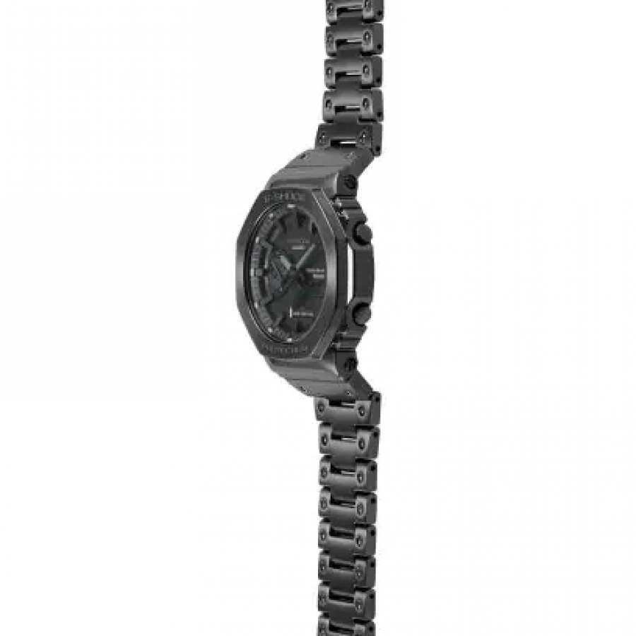 ◎カシオ CASIO G-SHOCK GSHOCK ジーショック FULLMETAL 2100 Series GM-B2100BD-1AJF  タフソーラー（ソーラー充電システム）モバイルリンク機能 耐衝撃構造 針退避機能 デジタル・アナログコンビネーションモデル オクタゴン 【送料無料 ...