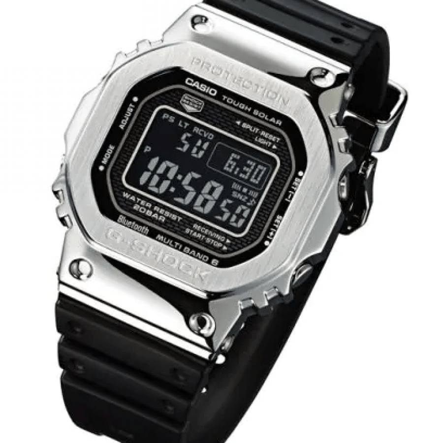 カシオ CASIO G-SHOCK GSHOCK ジーショック GMW-B5000-1JF ORIGIN 5600 SERIES メタルベゼル  タフソーラー（ソーラー充電システム） 電波時計（日本・北米・ヨーロッパ・中国地域対応 MULTIBAND6） 腕時計 国内正規品 【送料無料 
