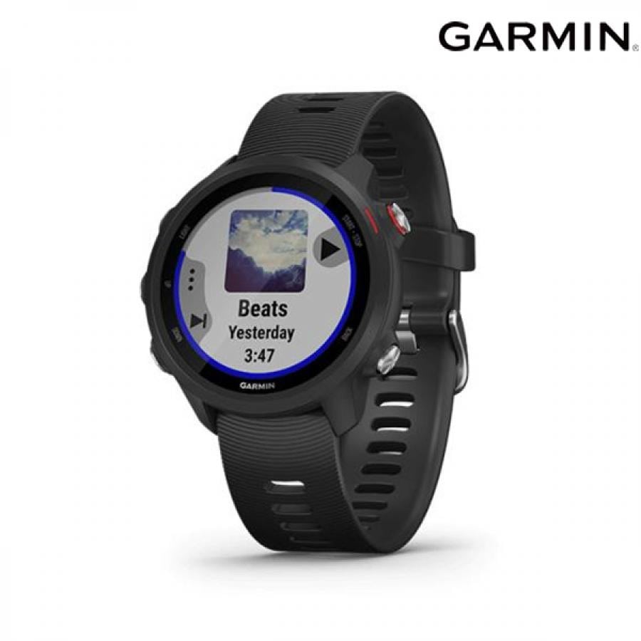 GARMIN ガーミン ForeAthlete 245 Music Black Red 010-02120-70 0753759228453 GPS  スマートウォッチ 通知機能 ランニング ミュージック機能 血中酸素トラッキング対応 ボディバッテリー 睡眠モニタリング GARMIN正規商品 腕時計