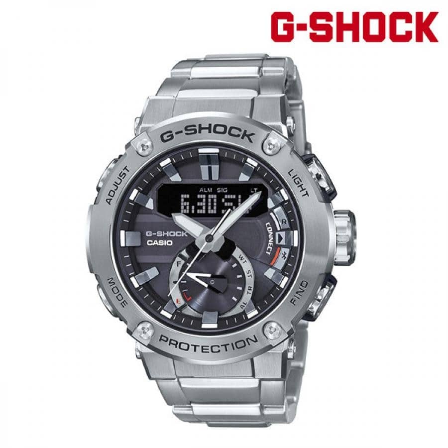 カシオ CASIO G-SHOCK ジーショック GST-B200D-1AJF （ソーラー充電システム）腕時計 G-STEEL  カーボンコアガード構造【送料無料 北海道/沖縄/離島を除く】