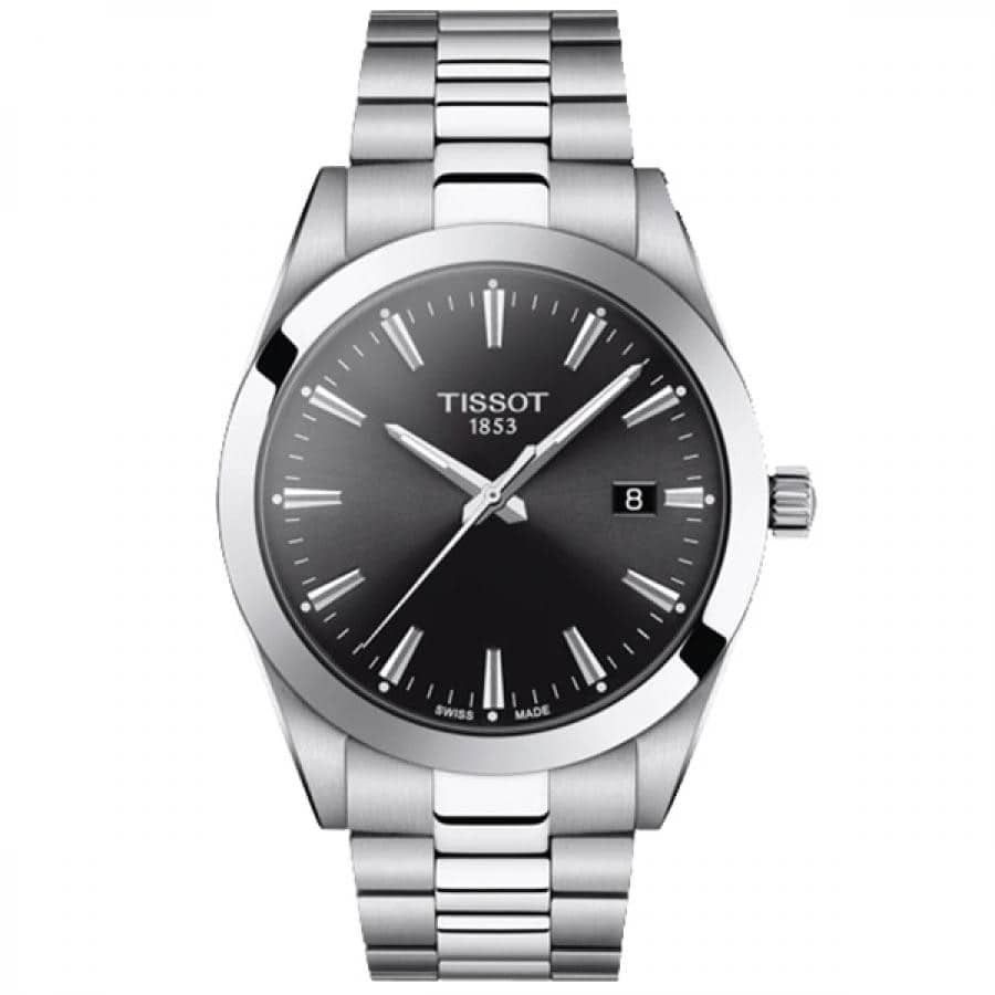 TISSOT】ジェントルマン クォーツ T1274101105100 ブラック メンズ