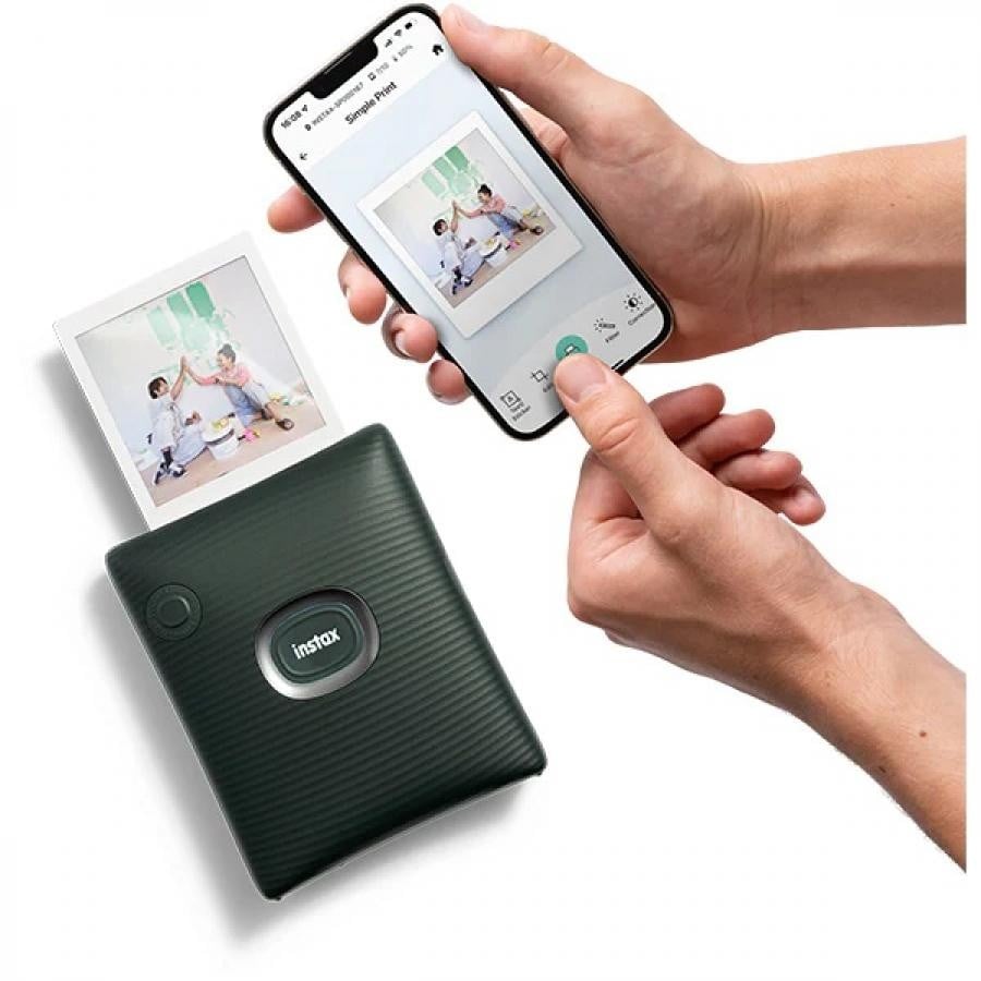 【送料無料★12時までのご注文で即日出荷★】富士フイルム FUJIFILM INS SQ LINK GREEN [スマートフォン用プリンター チェキ INSTAX SQUARE Link ミッドナイトグリーン] ミッドナイトグリーン