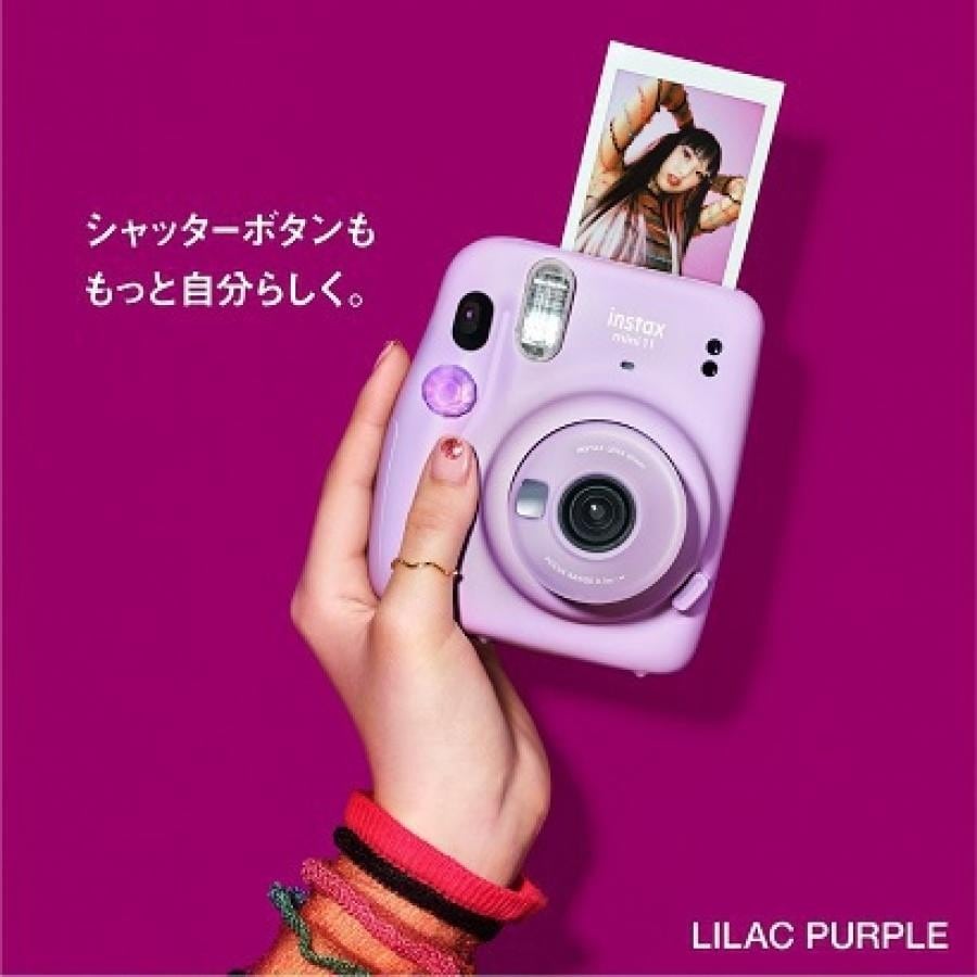 【★在庫限り★12時までのご注文で即日出荷！★★15,000円以上のご購入で送料無料★】FUJIFILM（フジフイルム） INSTAX mini11  チェキ  インスタントカメラ   ライラックパープル LILAC PURPLE