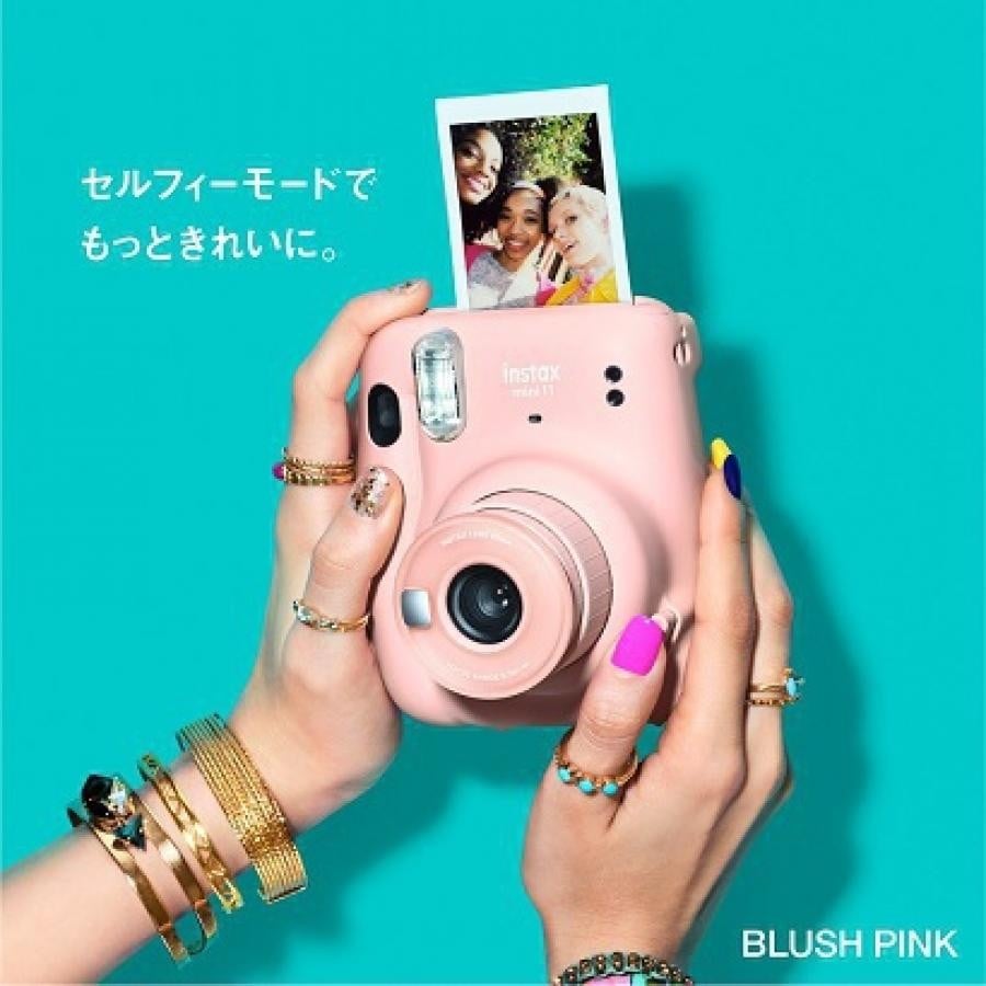 【★在庫限り★12時までのご注文で即日出荷！】FUJIFILM（フジフイルム） INSTAX mini11  チェキ  インスタントカメラ   ブラッシュピンク ブラッシュピンク