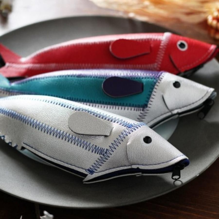 フィッシュケース(FISH CASE)/小物入れ・ペンケース・メガネケース   Silver Silver