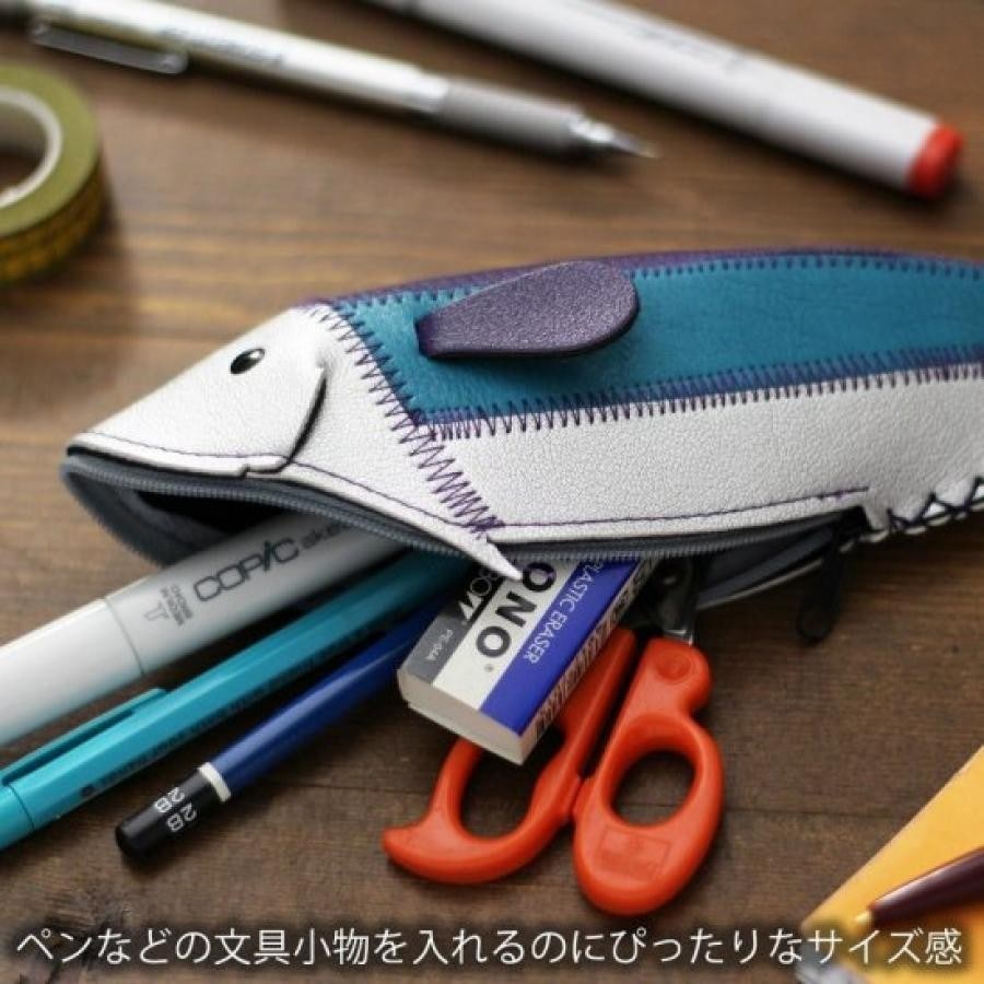 フィッシュケース(FISH CASE)/小物入れ・ペンケース・メガネケース   Silver Silver