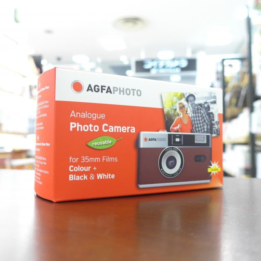 【SALE★12時までのご注文で即日出荷★】AGFA Photo Camera 35mmフィルムカメラ ブラウン