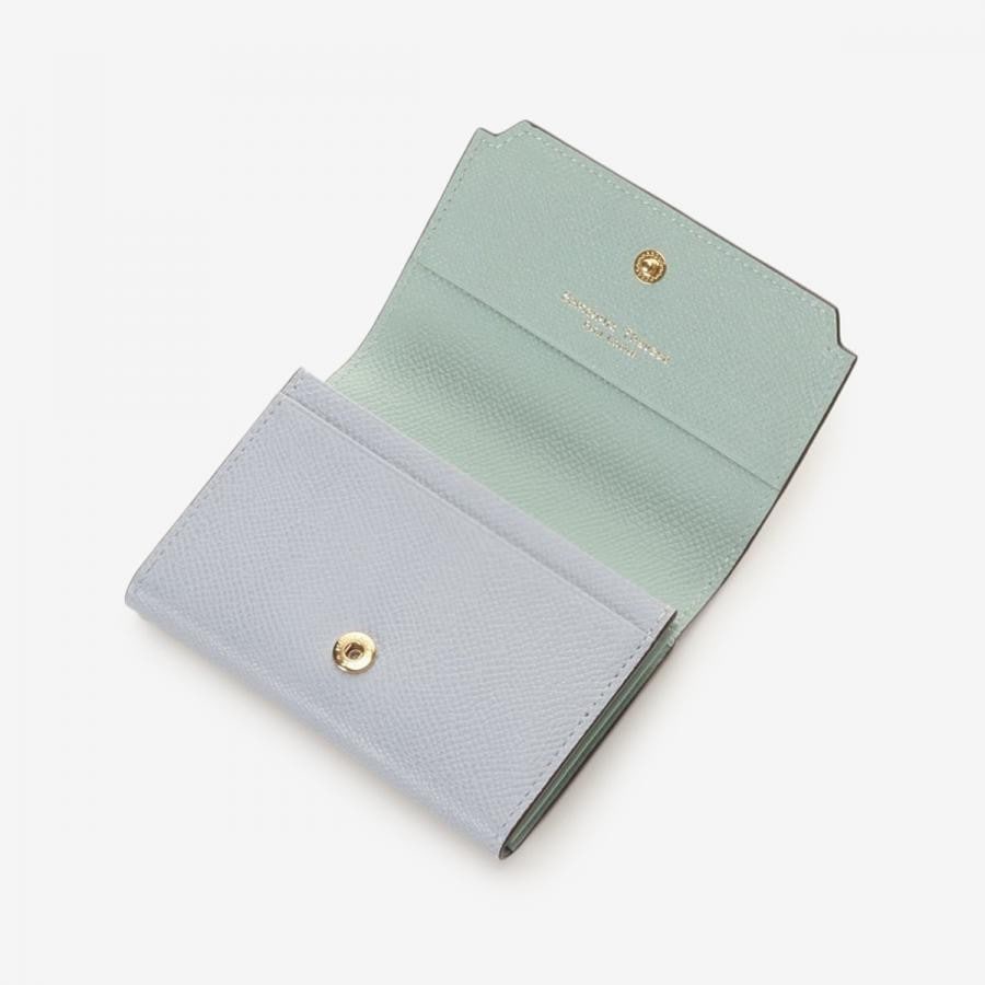 インサイドバイカラー カードケース　ピンク