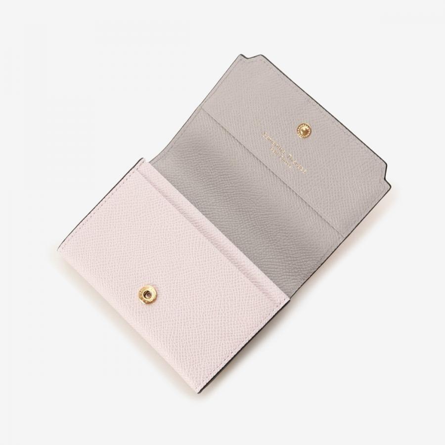 インサイドバイカラー カードケース　ピンク