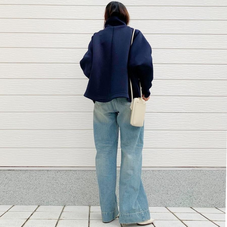 Q girl ワイドデニムブリーチ ブリーチ S