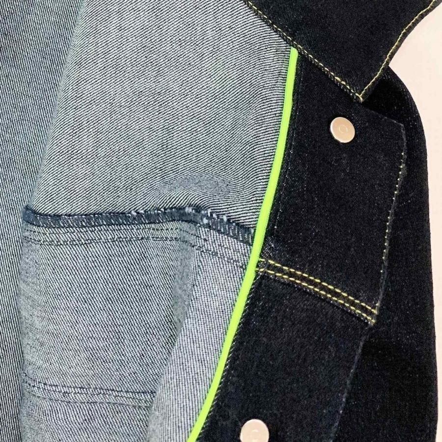 デニムロングジャケット インディゴ Free